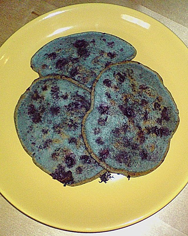Pancakes mit Heidelbeeren
