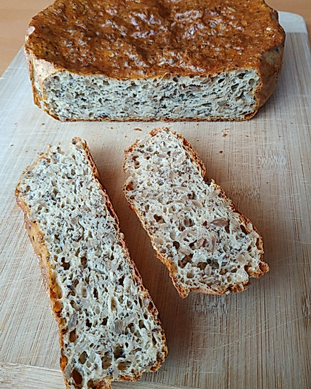 Low carb-Brot ohne Ei und Quark