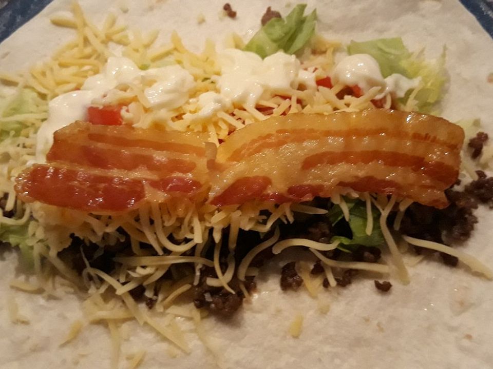 Cheeseburger-Bacon-Wraps von Ektomorf91| Chefkoch