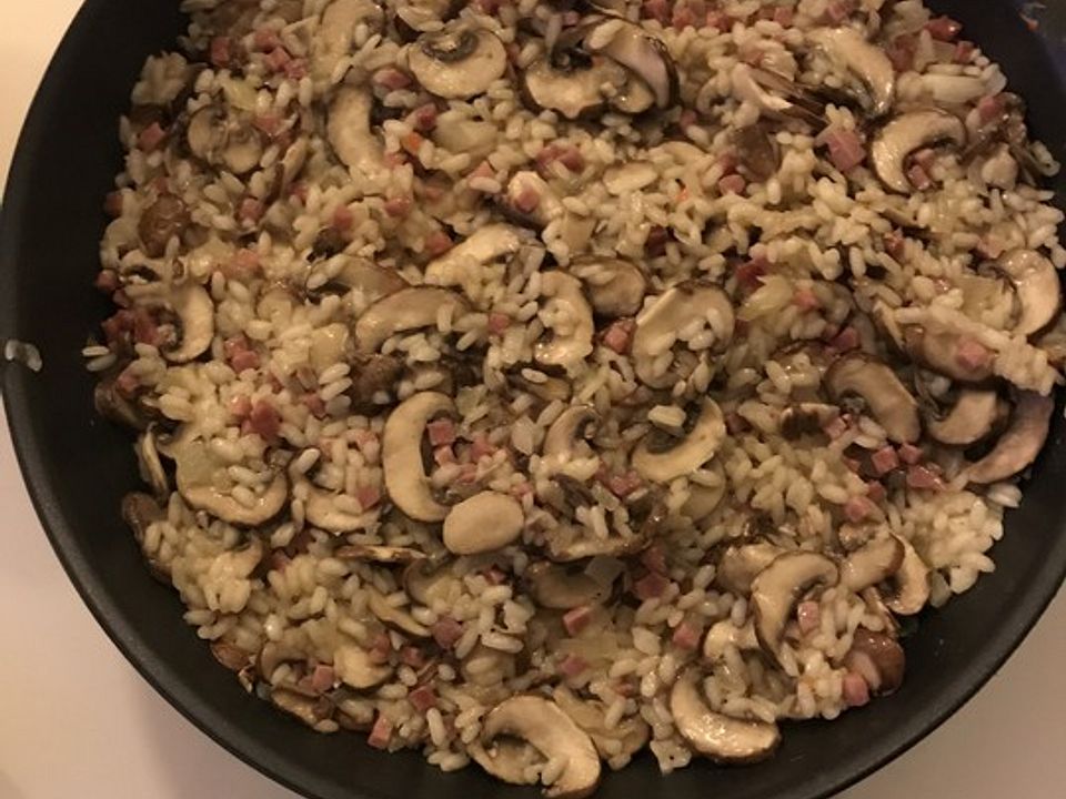 Pilzrisotto mit Speck und Tomaten von minybue| Chefkoch Pilzrisotto mit Speck und Tomaten von minybue| Chefkoch