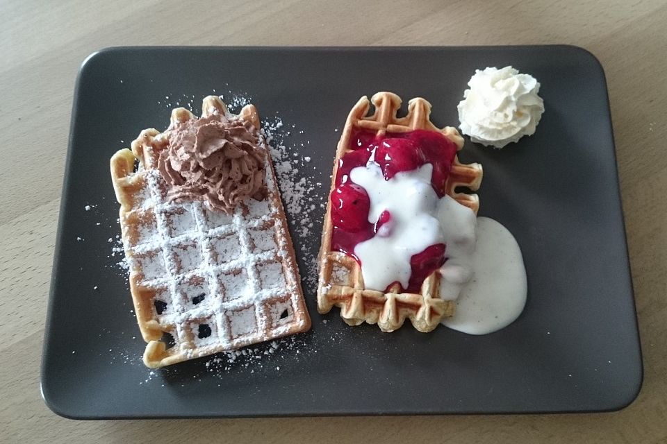 Beccis fettarme Bananen-Waffeln