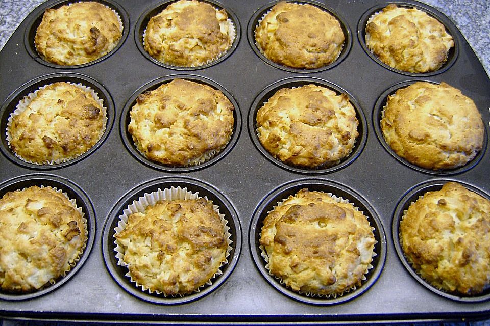 Apfel-Muffins