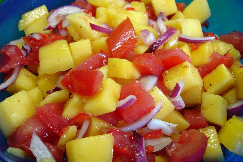 Mango-Tomaten-Salat