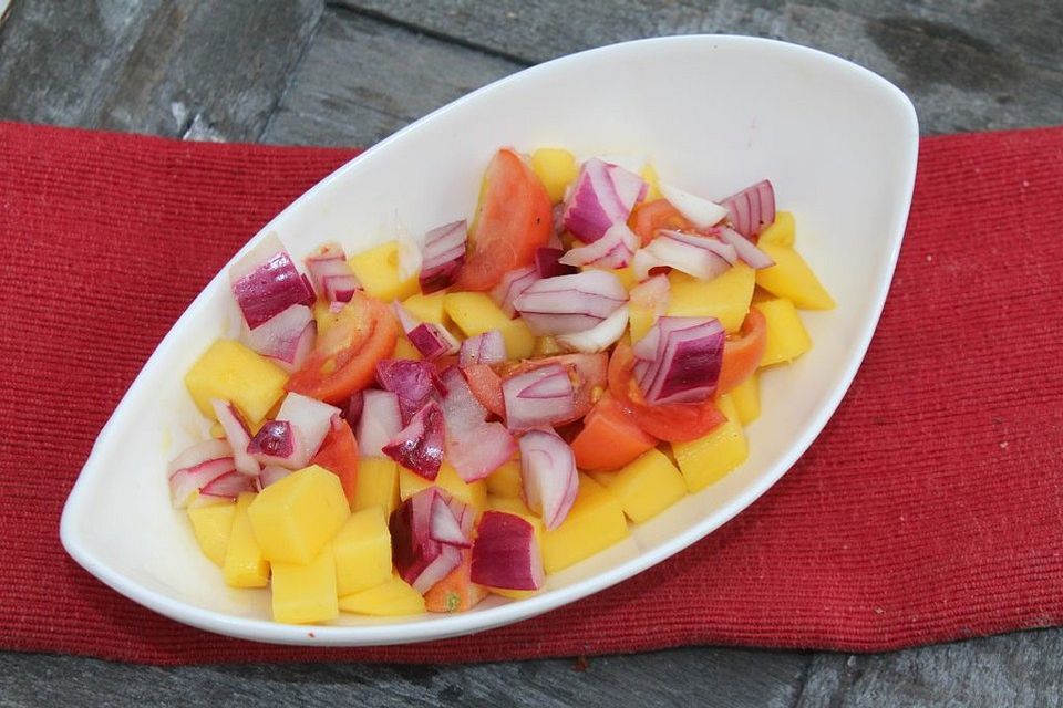 Mango-Tomaten-Salat