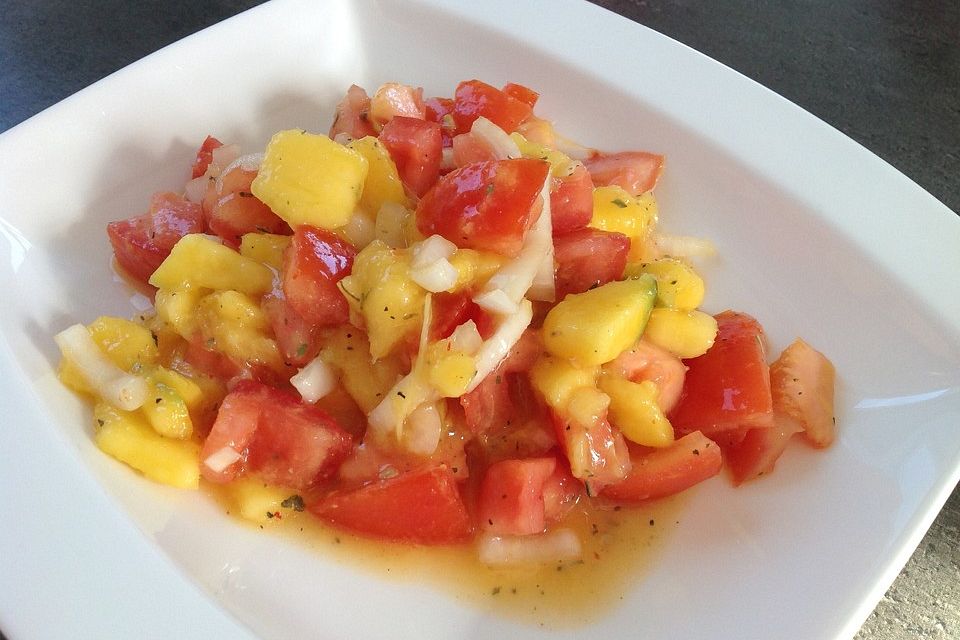 Mango-Tomaten-Salat