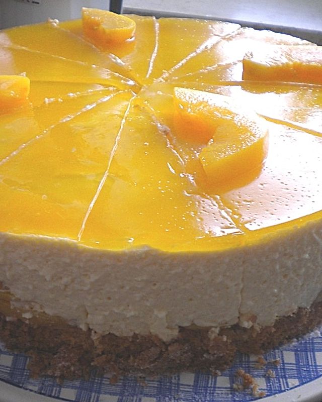 Pfirsich-Maracuja-Torte