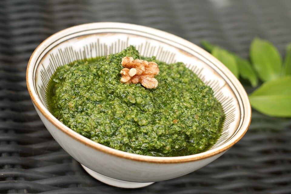 Veganes Bärlauchpesto