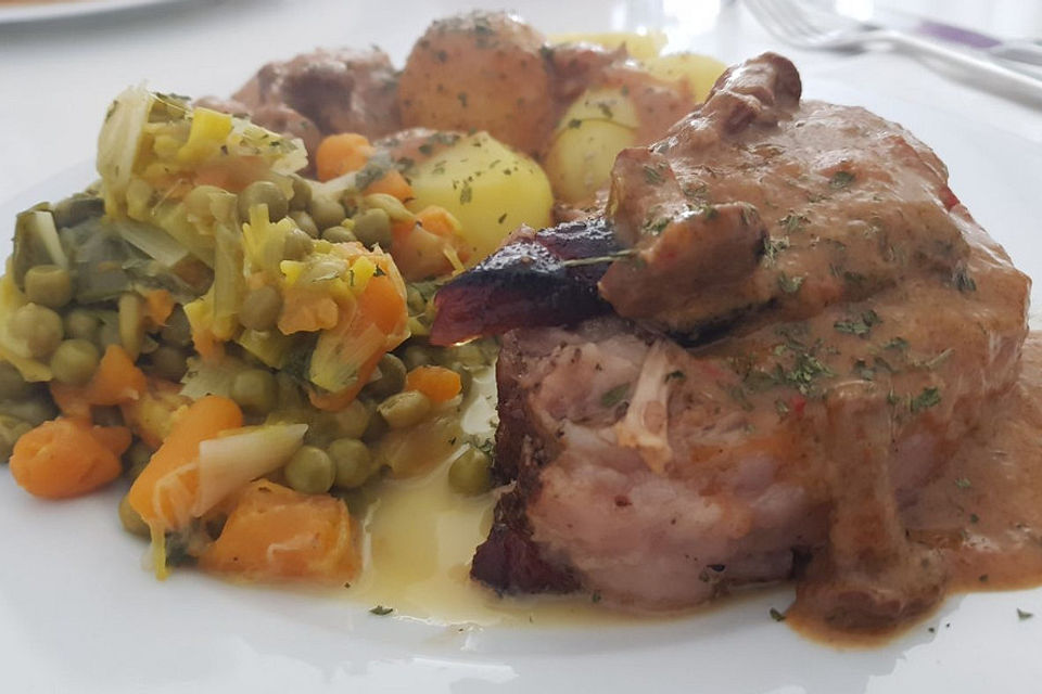 Spanferkelrollbraten nach Art von VolkersKüche