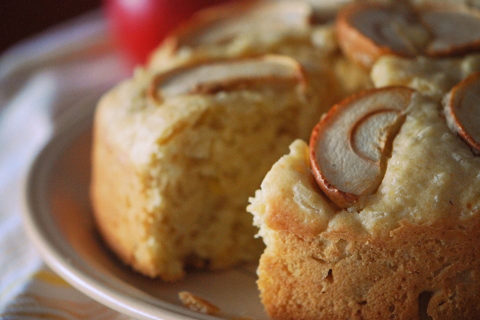 Reiskuchen mit Apfel