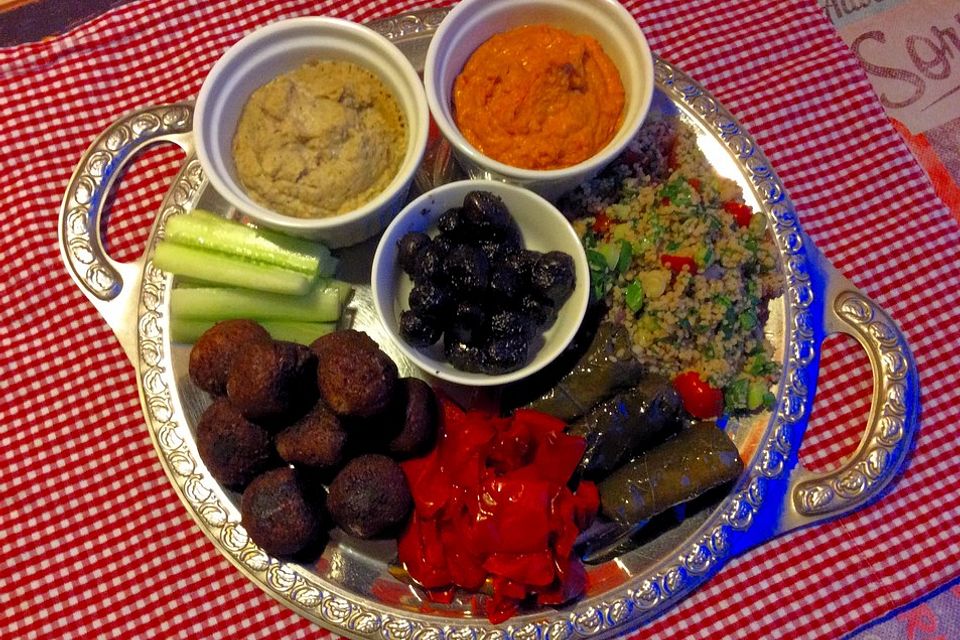 Vegane Mezze Platte