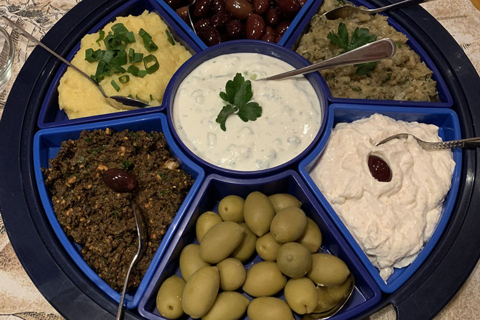 Vegane Mezze Platte