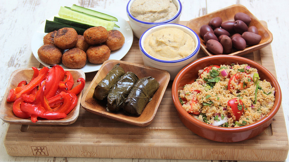 vegane-mezze-platte