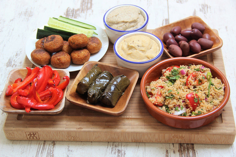 Vegane Mezze Platte