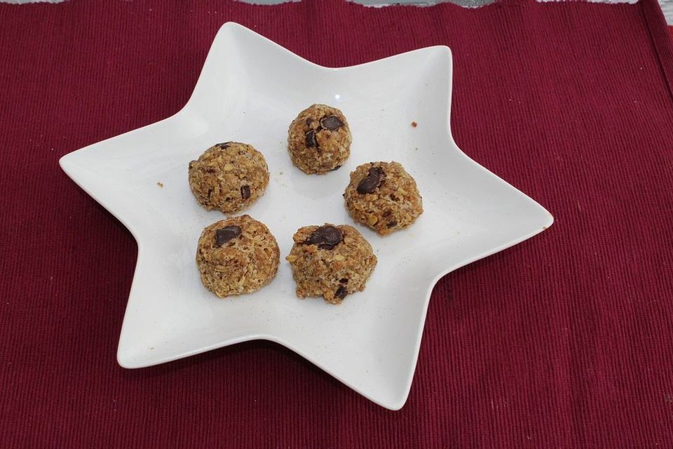 Amerikanische Chocolate Chip-Haferflocken-Cookies