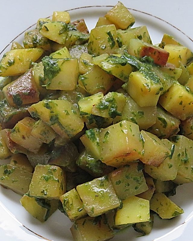 Kohlrabi-Kartoffeln mit Bärlauch