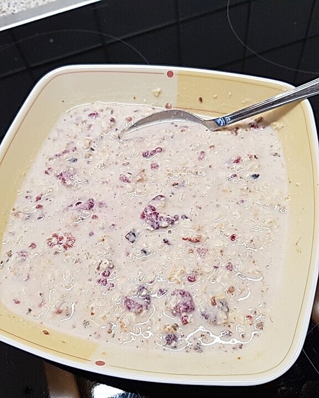 Protein-Porridge mit Beeren