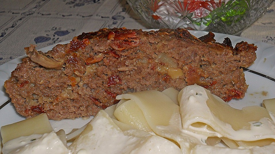 Amerikanischer Bacon - Käse - Hackbraten von cocinera