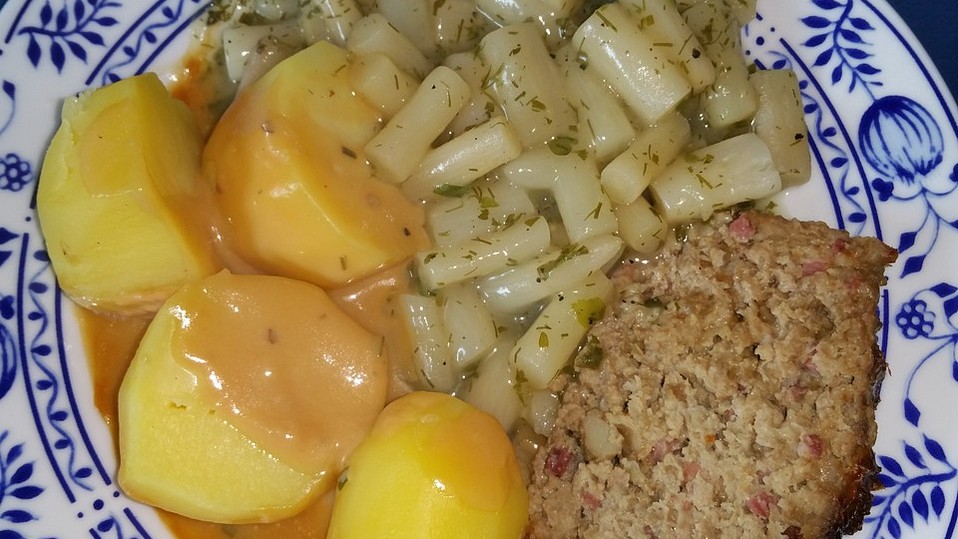 Amerikanischer Bacon - Käse - Hackbraten von cocinera