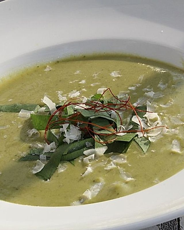 Grüne Bärlauch-Suppe