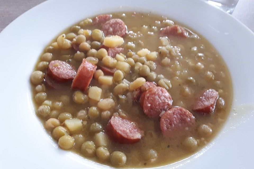 Westfälische Erbsensuppe - die einfache Variante