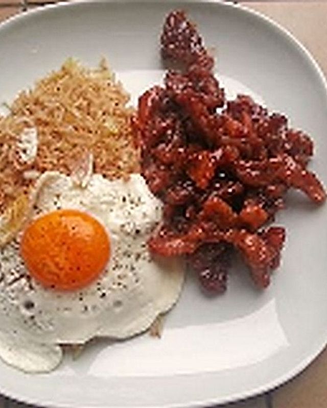 Tocino - philippinisches Frühstück