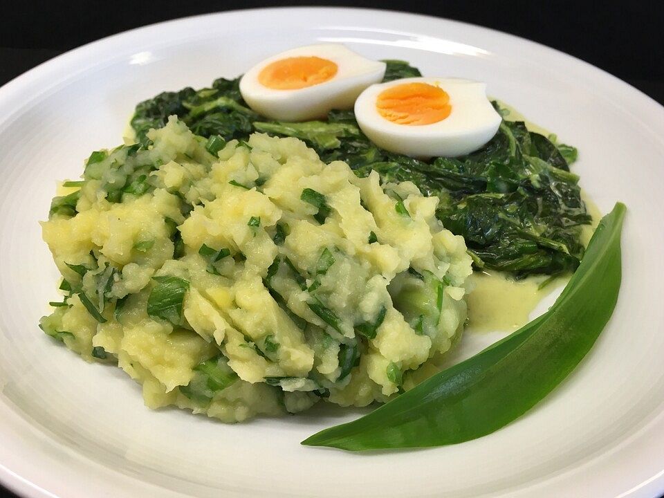 Kartoffelstampf mit frischem Bärlauch von karsten345| Chefkoch