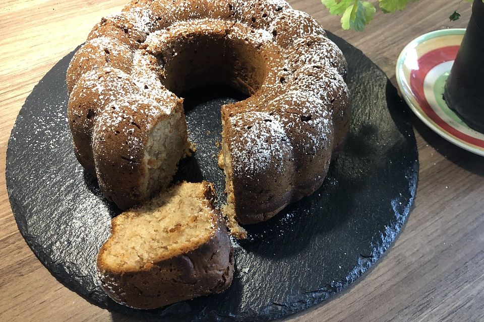 Bananen-Kokos-Kuchen mit Joghurt ohne Ei