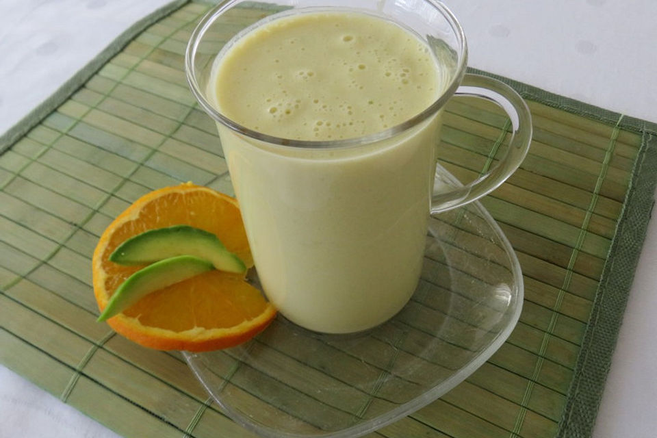 Avocado-Orangen-Milch