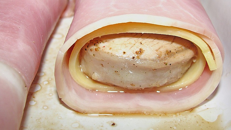 Schweinefilet mit Schinken und Käse von ennamey Schweinefilet mit Schinken und Käse von ennamey
