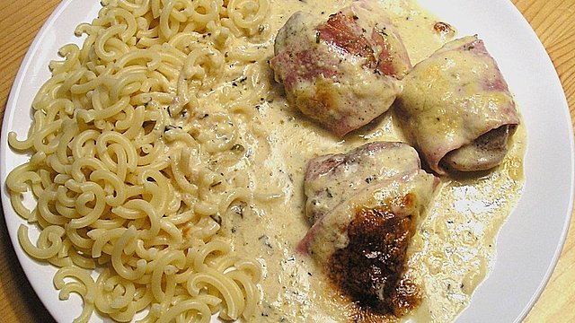 Schweinefilet mit Schinken und Käse von ennamey Schweinefilet mit Schinken und Käse von ennamey