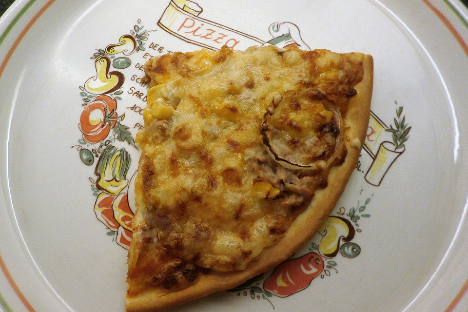 Pizza mit Thunfisch