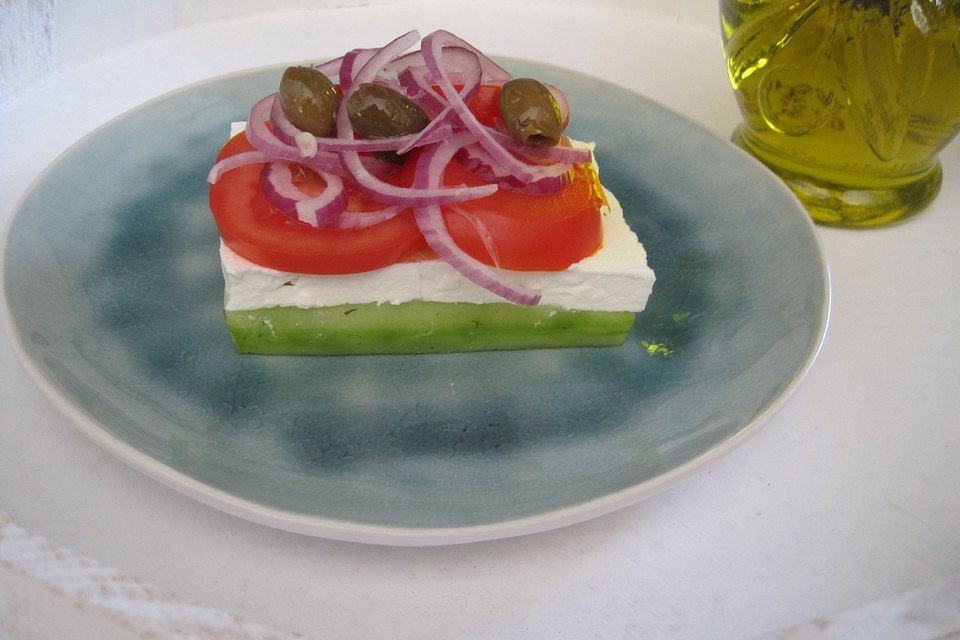 Griechischer Salat sous vide