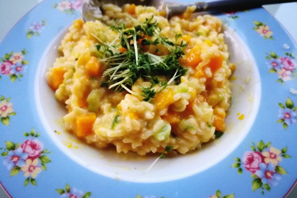 Kürbis-Risotto