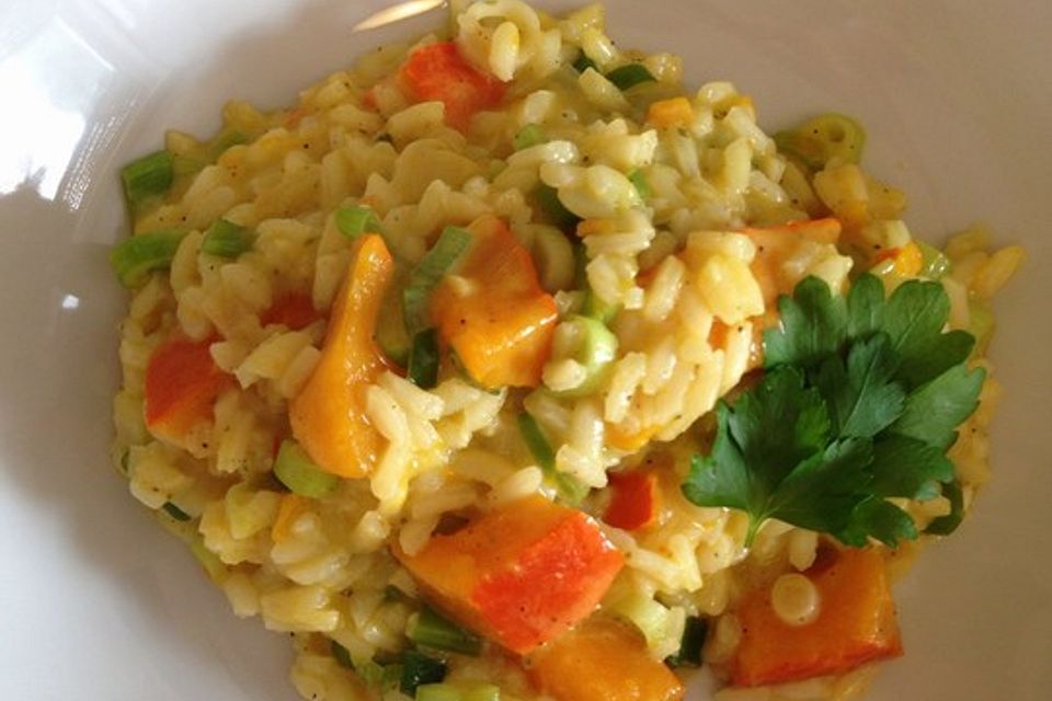 Kürbis-Risotto