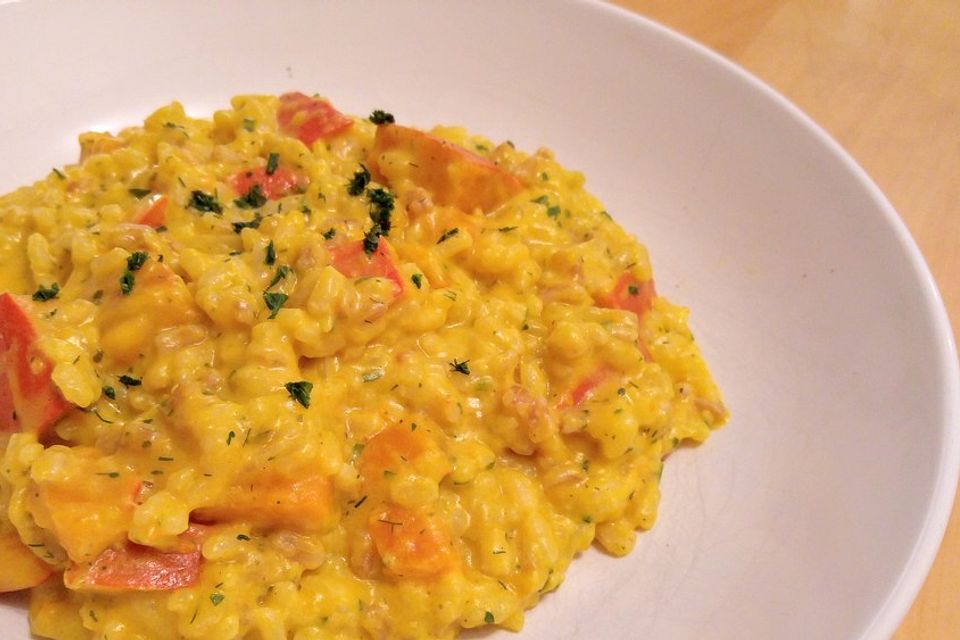 Kürbis-Risotto