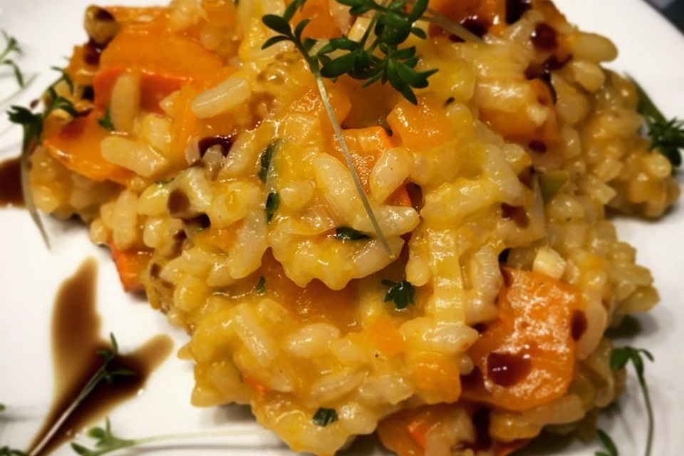 Kürbis-Risotto