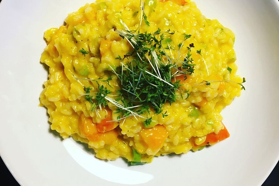 Kürbis-Risotto