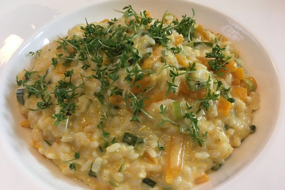 Kürbis-Risotto