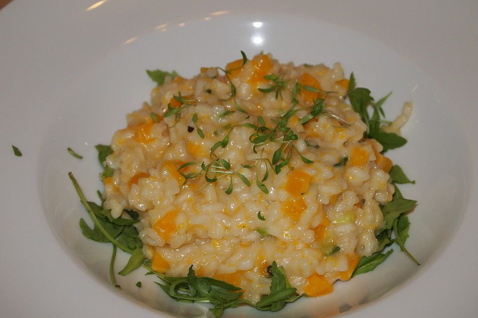 Kürbis-Risotto