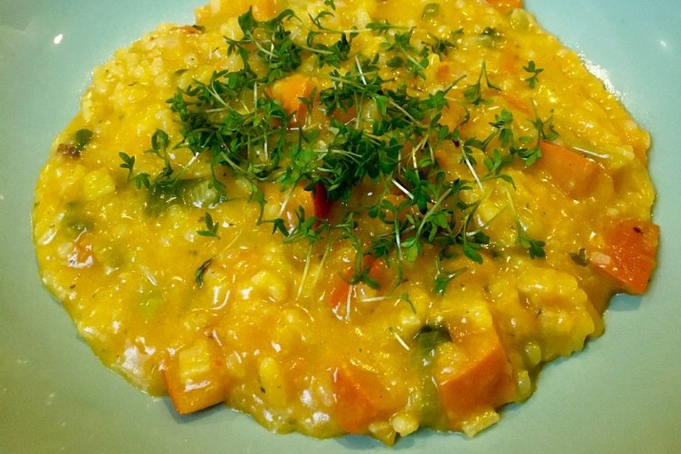 Kürbis-Risotto