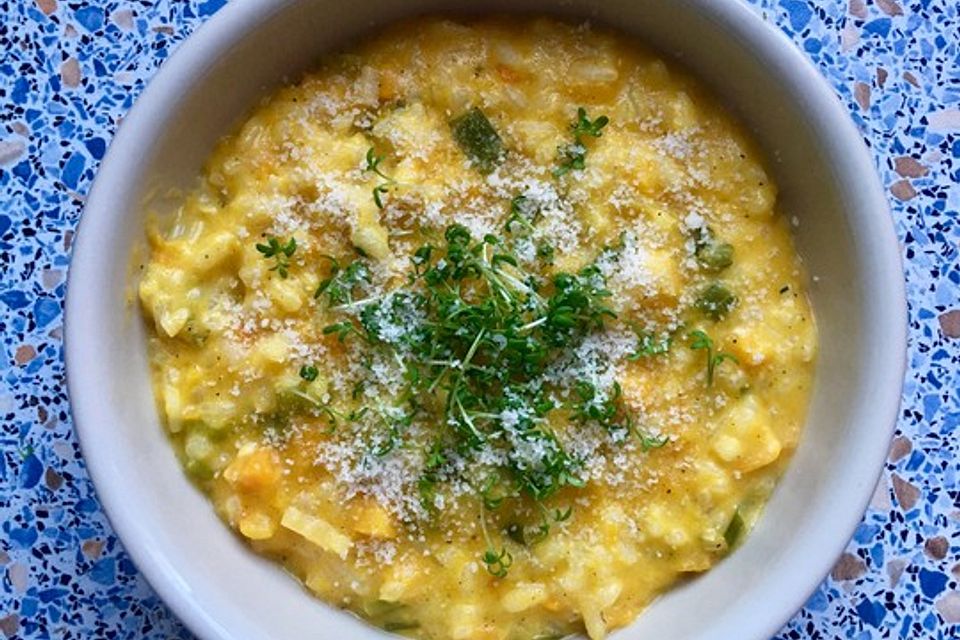 Kürbis-Risotto