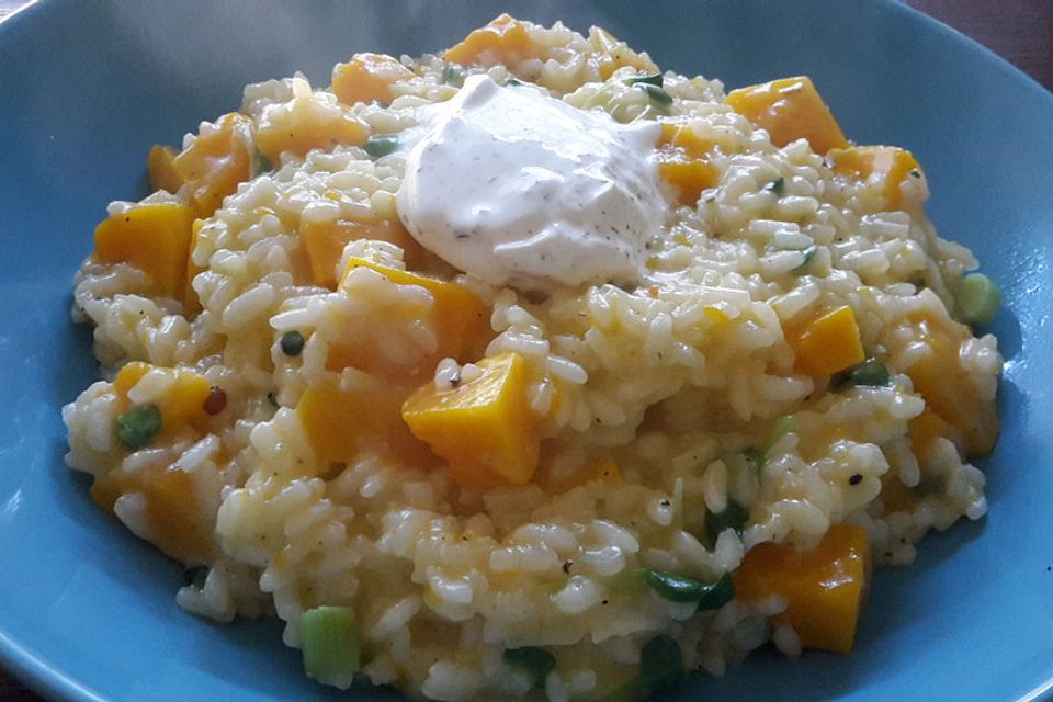 Kürbis-Risotto