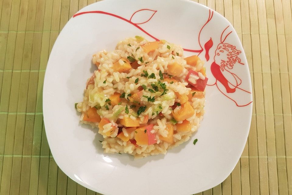 Kürbis-Risotto