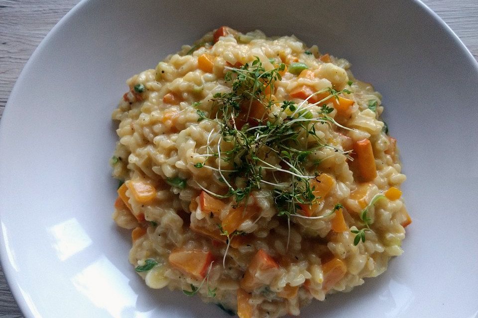 Kürbis-Risotto