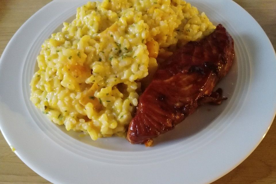 Kürbis-Risotto