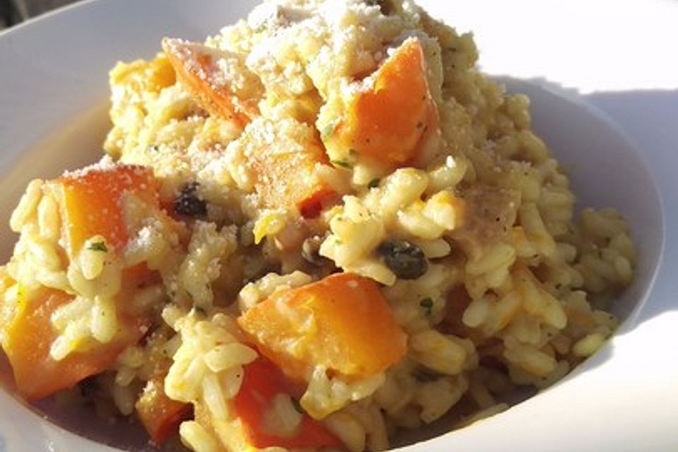 Kürbis-Risotto