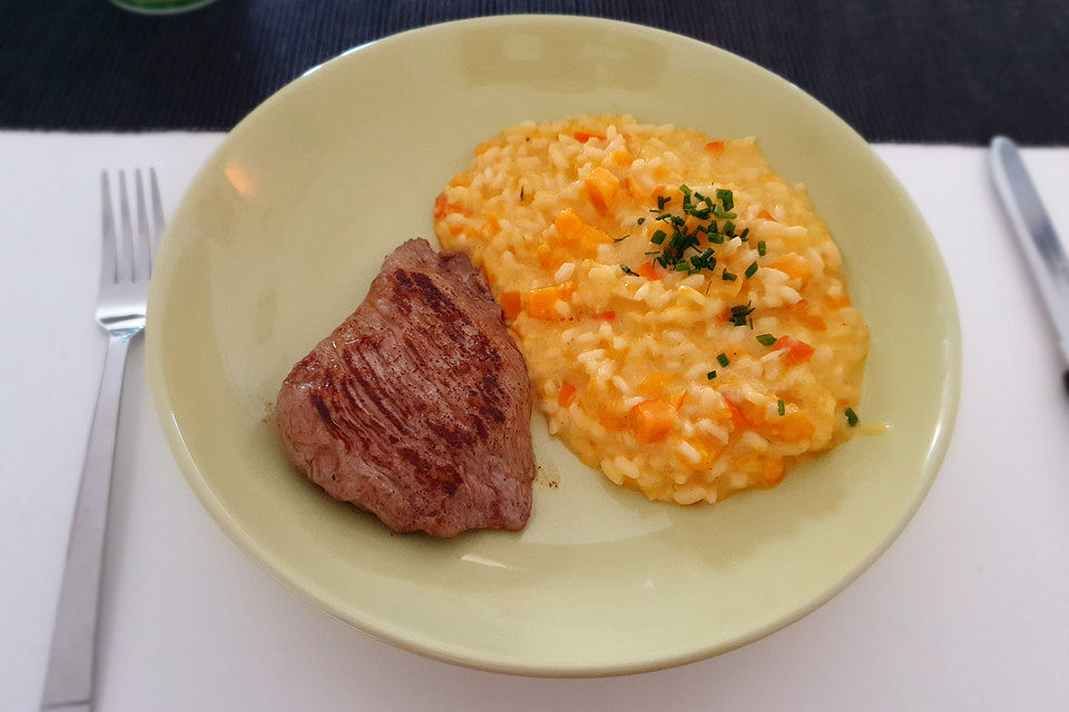 Kürbis-Risotto