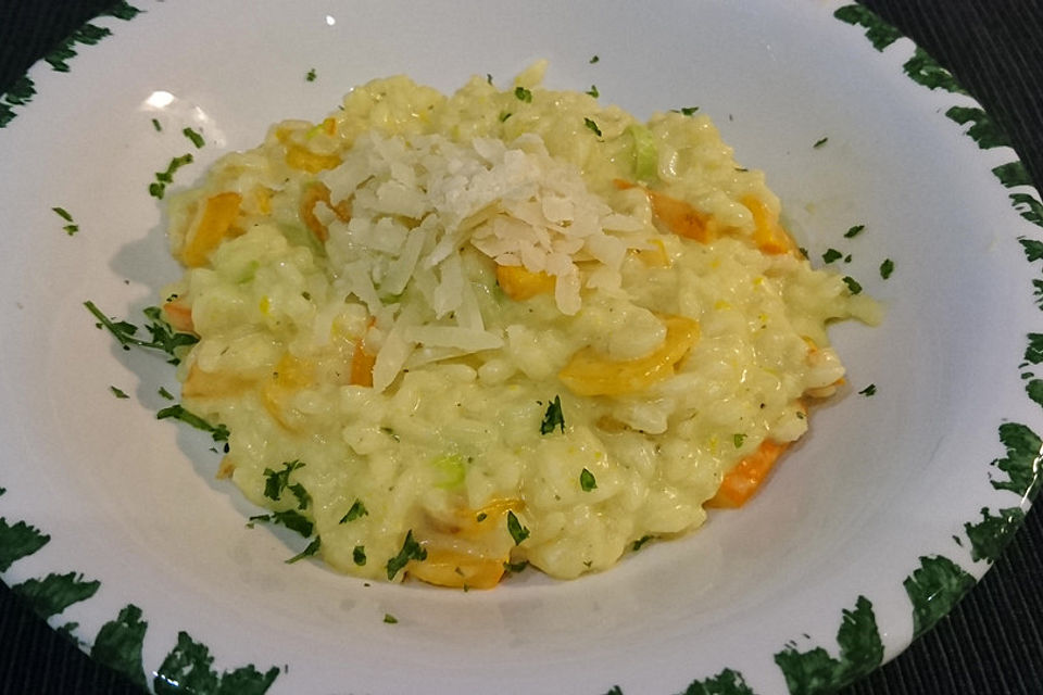 Kürbis-Risotto