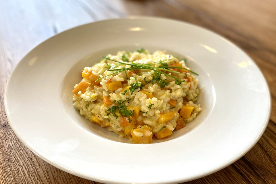 Kürbis-Risotto