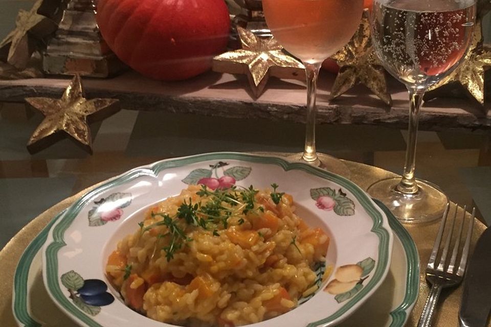 Kürbis-Risotto